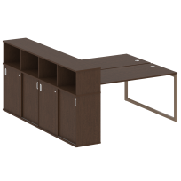 Metal System Quattro Р. ст. с шкафом-купе на О-образном м/к 40БО.РС-СШК-4.4 Т Акация/Антрацит металл 2010*2332*1098 Metal System Quattro Р. ст. с шкафом-купе на О-образном м/к 40БО.РС-СШК-4.4 Т Акация/Антрацит металл 2010*2332*1098