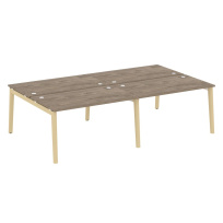 Onix Wood Рабочая станция OW.D.RS-4.3.8 Белый бриллиант/Дуб светлый/Белый металл 2760*1635*750 Onix Wood Рабочая станция OW.D.RS-4.3.8 Белый бриллиант/Дуб светлый/Белый металл 2760*1635*750
