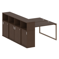 Metal System Quattro Р. ст. с шкафом-купе на О-образном м/к 40БО.РС-СШК-4.3 Т Акация/Антрацит металл 1810*2332*1098 Metal System Quattro Р. ст. с шкафом-купе на О-образном м/к 40БО.РС-СШК-4.3 Т Акация/Антрацит металл 1810*2332*1098