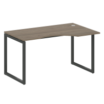 Metal System Quattro Стол криволинейный правый на О-образном м/к 40БО.СА-2 (R) Акация/Антрацит металл 1400*900*750 Metal System Quattro Стол криволинейный правый на О-образном м/к 40БО.СА-2 (R) Акация/Антрацит металл 1400*900*750